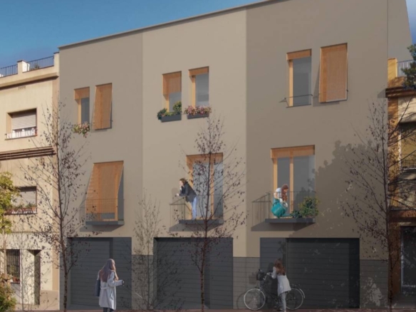 Sant Boi de Llobregat - Cap de la Vila: viviendas unifamiliares de diseno en el centro urbano, promocion de Espinola Espais